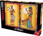 Пъзел Anatolian - Жените на Африка, 2 х 500 части