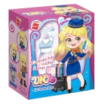 Конструктор Qman - Una, Стюардеса, 64 части