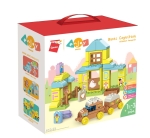 Конструктор Qman - Азбучен фермерски двор, 52 части