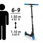 Механичен скутер Buki France - Космос, с аксесоари