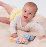 Мека бебешка дрънкалка с гризалка Taf Toys - Котенцето Клара