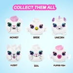 Творчески комплект Canal Toys - Мини плюшена играчка за оцветяване, 2 броя, асортимент