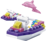 Мини конструктор BanBao - Моторница, 23 части