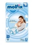 Бебешки пелени Molfix - Newborn 1, 44 броя