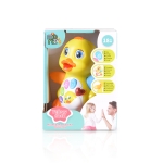 Бебешка музикална играчка Moni Toys - Жълто пате