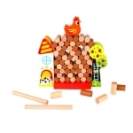 Дървена образователна игра Tooky Toy - Ферма