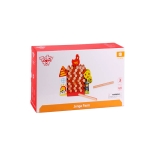 Дървена образователна игра Tooky Toy - Ферма