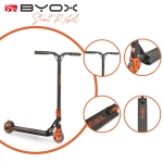 Детска тротинетка Byox - Stunt Rebel, Червена