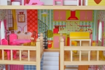 Дървена къща за кукли Moni Toys - Emily