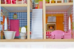Дървена къща за кукли Moni Toys - Emily