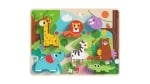 3D Дървен пъзел Tooky Toy - Диви животни, 8 части