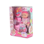 Пишкаща Кукла Tutu love - С обувки и лигавник, 31 сm