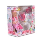 Кукла Tutu love - С рокля, пишкаща и плачеща, 46 сm