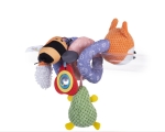 Хоризонтална играчка спирала Bali Bazoo - Лисица, Оrange