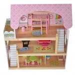 Moni Дървена Къща за кукли Mila 4110