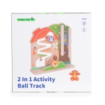 Дървена игра с топче 2 в 1 Tooky Toy