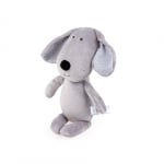 Мека играчка за гушкане Bali Bazoo - Dog, 28 cm, Сива