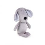 Мека играчка за гушкане Bali Bazoo - Dog, 28 cm, Сива