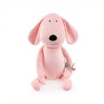 Мека играчка за гушкане Bali Bazoo - Dog, 58 cm, Розова