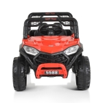 Акумулаторен джип Moni - Fast UTV, Червен