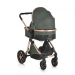 Комбинирана детска количка Moni - Alma, черна