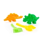 Детски плажен комплект Polesie Toys - Динозавър, 4 части