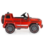 Акумулаторен джип Moni - Mercedes G63, Червен металик