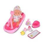 Детска кукла Tutu love - С вана за къпане, 36 сm