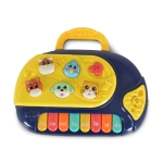 Бебешко музикално пиано с животни Fivestar Toys - Синьо