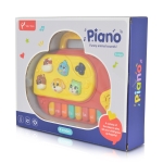 Бебешко музикално пиано с животни Fivestar Toys - Синьо
