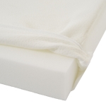 Сгъваем матрак Hugzzz - Snooze, 120 x 60 x 6 сm, Pure White