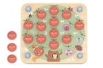 Дървена игра за памет Tooky Toy - Apple