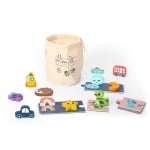 Дървена играчка за памет и тактилни усещания Tooky Toy