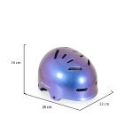 Детска предпазна каска Byox - Skate Y25, 54 - 58 cm, Дъга