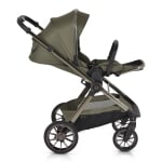 Комбинирана детска количка Cangaroo - iClick, 2 в 1, Черена