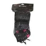 Детски комплект протектори Byox - Dazzle, Class B, 25-50 кг, Розов