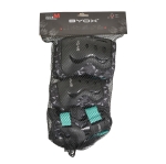 Детски комплект протектори Byox - Dazzle, Class A, До 25 кг, Розов