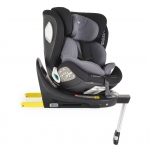 Столче за кола Cangaroo - i-Smart, i-Size, IsoFix, 40-150 см, Черно