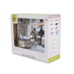 Детски метални прибори за игра Moni - Lux, 12 части