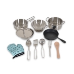 Детски метални прибори за игра Moni - Lux, 12 части