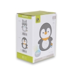 Нощна лампа и прожектор с бял шум Moni Toys - Snuggly Penguin