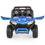 Детски акумулаторен джип Moni - Fast UTV, Син металик