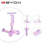 Детска тротинетка Byox - Evo 2 в 1, Мента