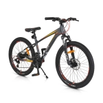 Детски велосипед със скорости Byox - Аlloy Clasher 24“, Черен