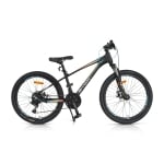 Детски велосипед със скорости Byox - Аlloy Clasher 24“, Черен