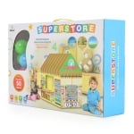 Детска палатка за игра Moni Toys - Супермаркет с 50 топки
