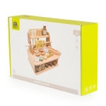 Детско дървено барбекю Moni Toys, 26 части