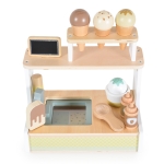 Детски дървен щанд за сладолед Moni Toys, 26 части