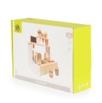 Детски дървен щанд за сладолед Moni Toys, 26 части