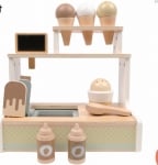 Детски дървен щанд за сладолед Moni Toys, 26 части
